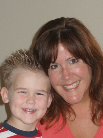 My son Shane with Auntie Sheila