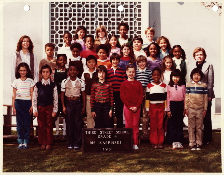 Ms Karpinski Grade 4, 1981