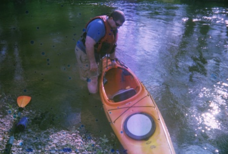 getting wet while paddling #1