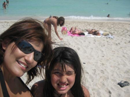 My two girls in Miami