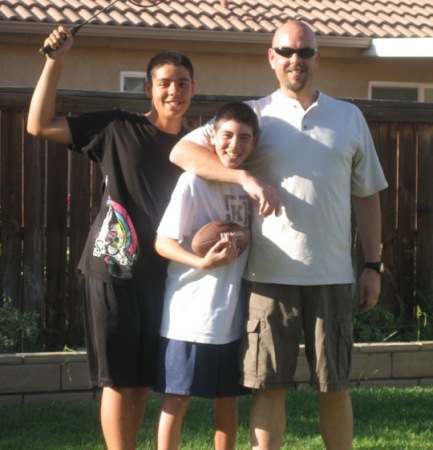 Me and my boys 2007