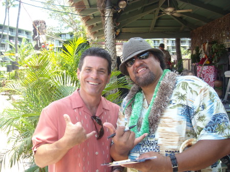 Hanging with Willie K on Father's Day 2008!