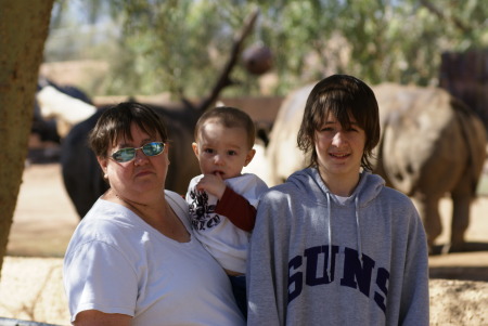 Wes, my son, Jordan my grandson & me