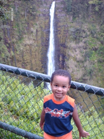 AJ at Waterfall