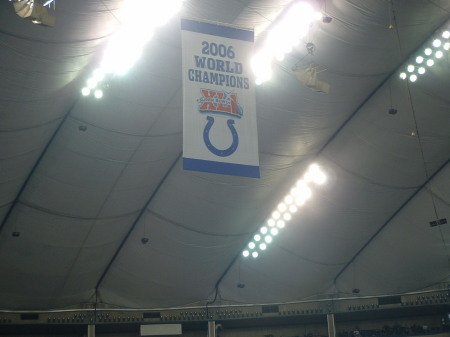Super Bowl Banner - RCA Dome