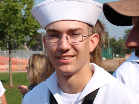 My son the sailor.