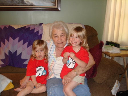 Great grandmother Nancy with twins