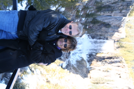 Alan and Sharin at Tumalo Falls, OR