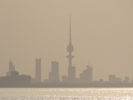The Liberation Tower & Kuwait Skyline