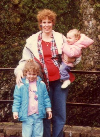 Jenny, Chrissy & Barb Prego with Meagan- 1988