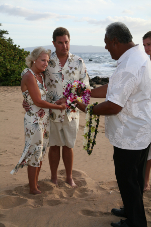 distribution of leis to the family