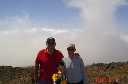 above the clouds in Maui