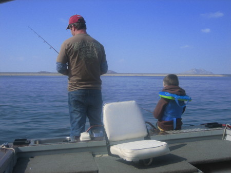 Fishing with Jaden at Diamond Valley Lake