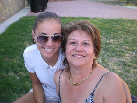My daughter Marissa and me, Becky