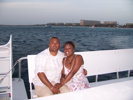 Me and my wife in Aruba