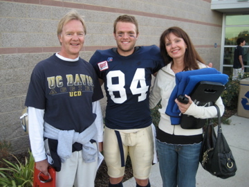 Bruce, son Conor, wife Nancy