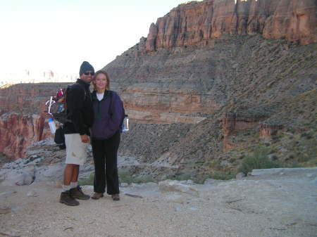Mike And Angie prior to Grand Canyon Hike