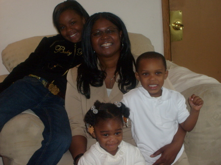 Mother's day 08 with (3) grandchildren