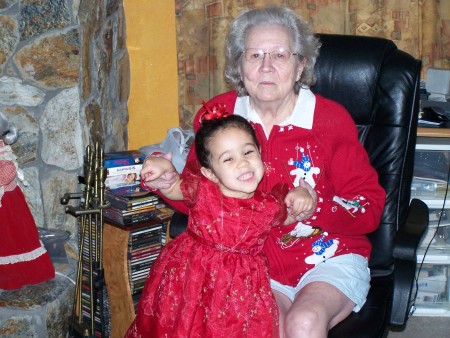 Granma and daughter Sophia