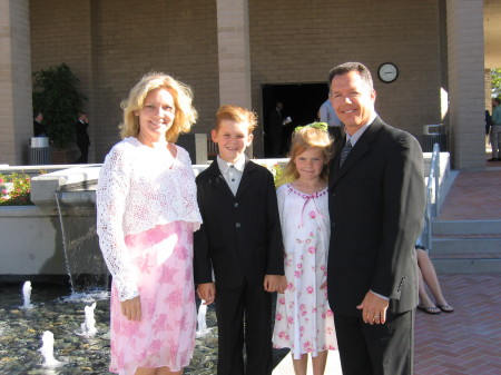 Fathers Day, the family at church