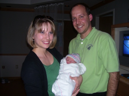 Jodi and Ryan with Audrey