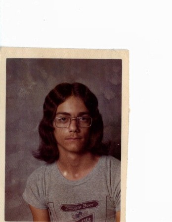 My Junior picture (1975-76).  Poor photography