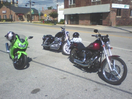 out riding with my honey and Jim