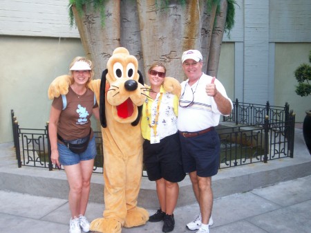 me, Pluto, Lindsey and Paul
