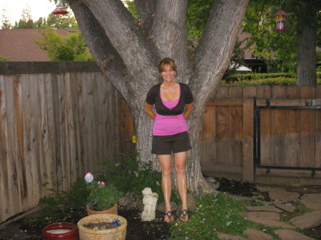 Me in my backyard (son took the picture)