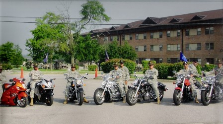 Drill sergeants and their bikes