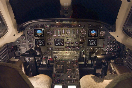 Cessna Citation cockpit