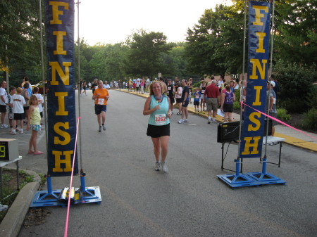 Finishing my first 5K