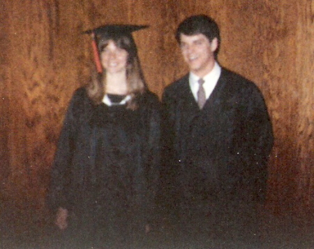 lisa & bruce graduation May 12, 1984