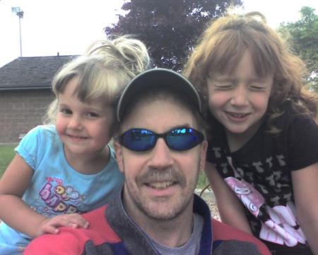 Girls And Daddy at the park 2008