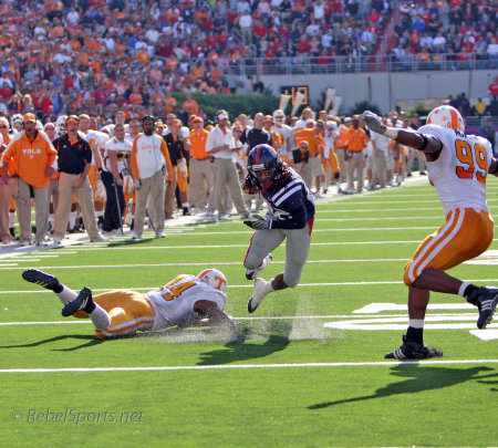 Dexter McCluster burning Tennessee