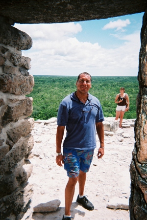 Mayan pyramid at Coba