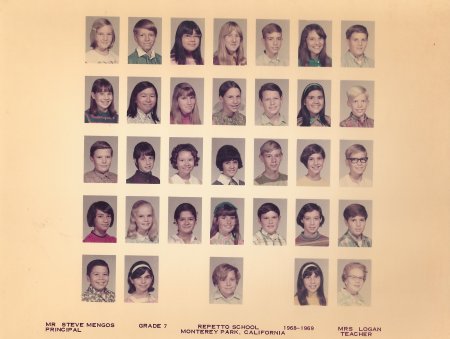 Mrs. Logan's Class 1968