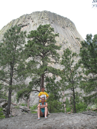 Lindsey and Caleb, Devil's Tower, SD