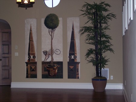 Mural for the Designer Show House entry.