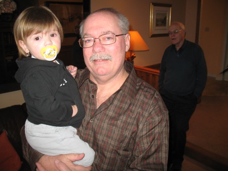 Stewart with granddaughter Sloane