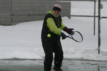 Winter Tennis Grantsburg Wisconsin 2006