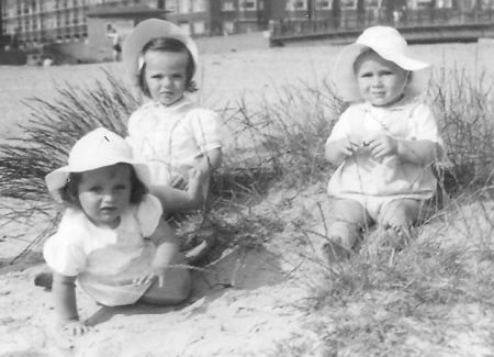 at the beach in Holland