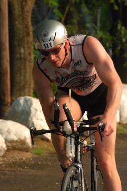 Olympic distance triathlon: 24 mile bike start