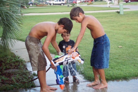 Water gun fights!