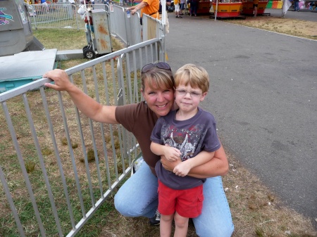 Brandon & I at the PWC fair Aug.2008