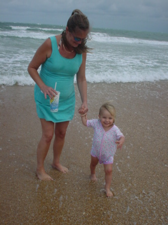 Courtney & mom 3/07    Jax Beach