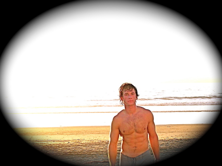 My son, Brandon the surfer in CA