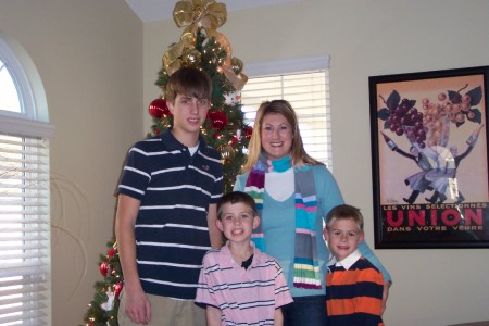The boys and I on Christmas '07