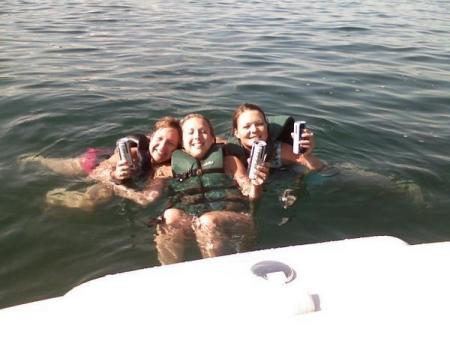 Just floating with the girls...