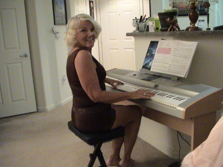 8/08  Ellie at the piano